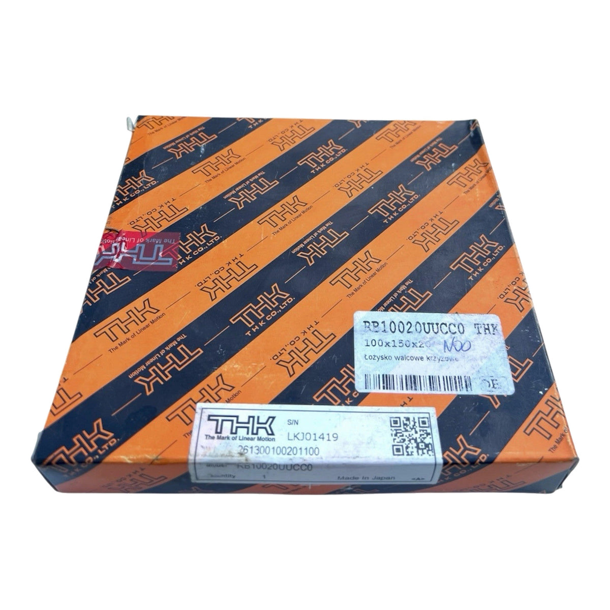 1x THK RB10020UUCC0 Kreuzrollenlager 100x150x20 mm RB10020-UU-CC0 LKJ01419
