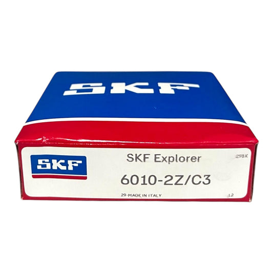 1x SKF 6010-2Z/C3 Rillenkugellager 50x80x16 mm Kugellager