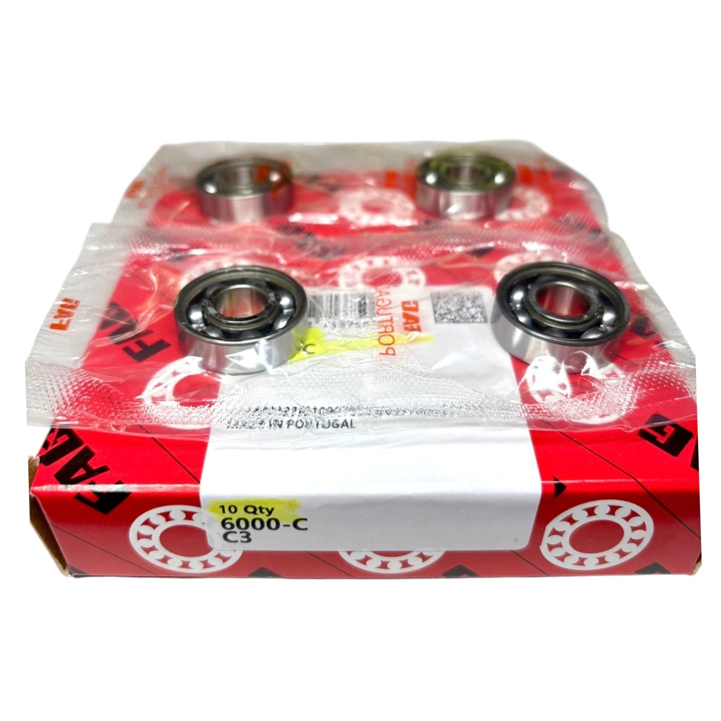 4x FAG 6000-C-C3 Rillenkugellager 10x26x8 mm 6000 offen C3 Kugellager