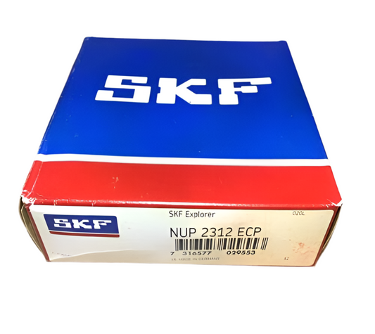 1x SKF Explorer NUP 2312 ECP = NUP2312 E-TVP2 Zylinderrollenlager 60x130x46 mm