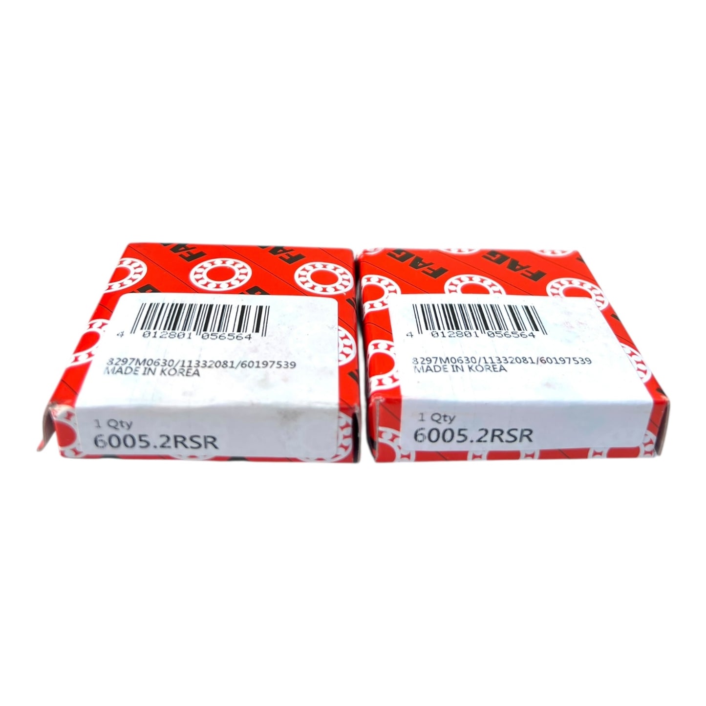 2x FAG 6005-C-2HRS Rillenkugellager 25x47x12 mm Kugellager