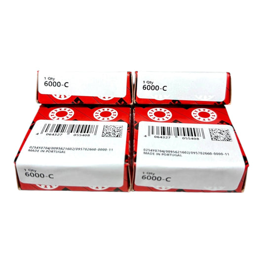 4x FAG 6000-C Rillenkugellager 10x26x8 mm 6000 offenes Kugellager