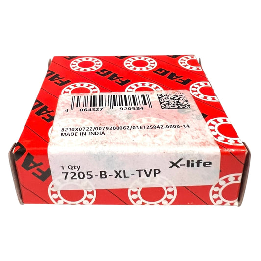 1x FAG 7205-B-XL-TVP Schrägkugellager 25x52x15 mm Kugellager