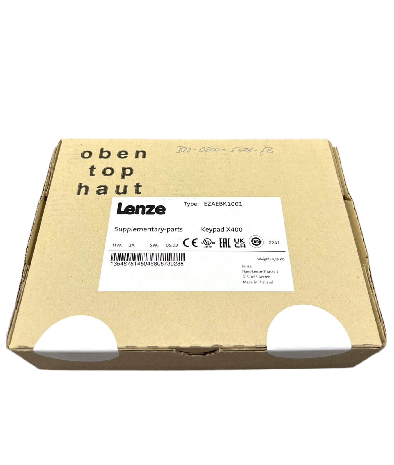 1x Lenze Keypad X400 operating module EZAEBK1001 Supplementary parts