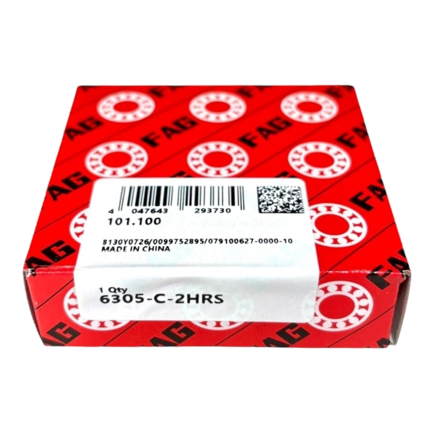 1x FAG 6305-C-2HRS Rillenkugellager 25x62x17 mm Kugellager 6305 2RSR