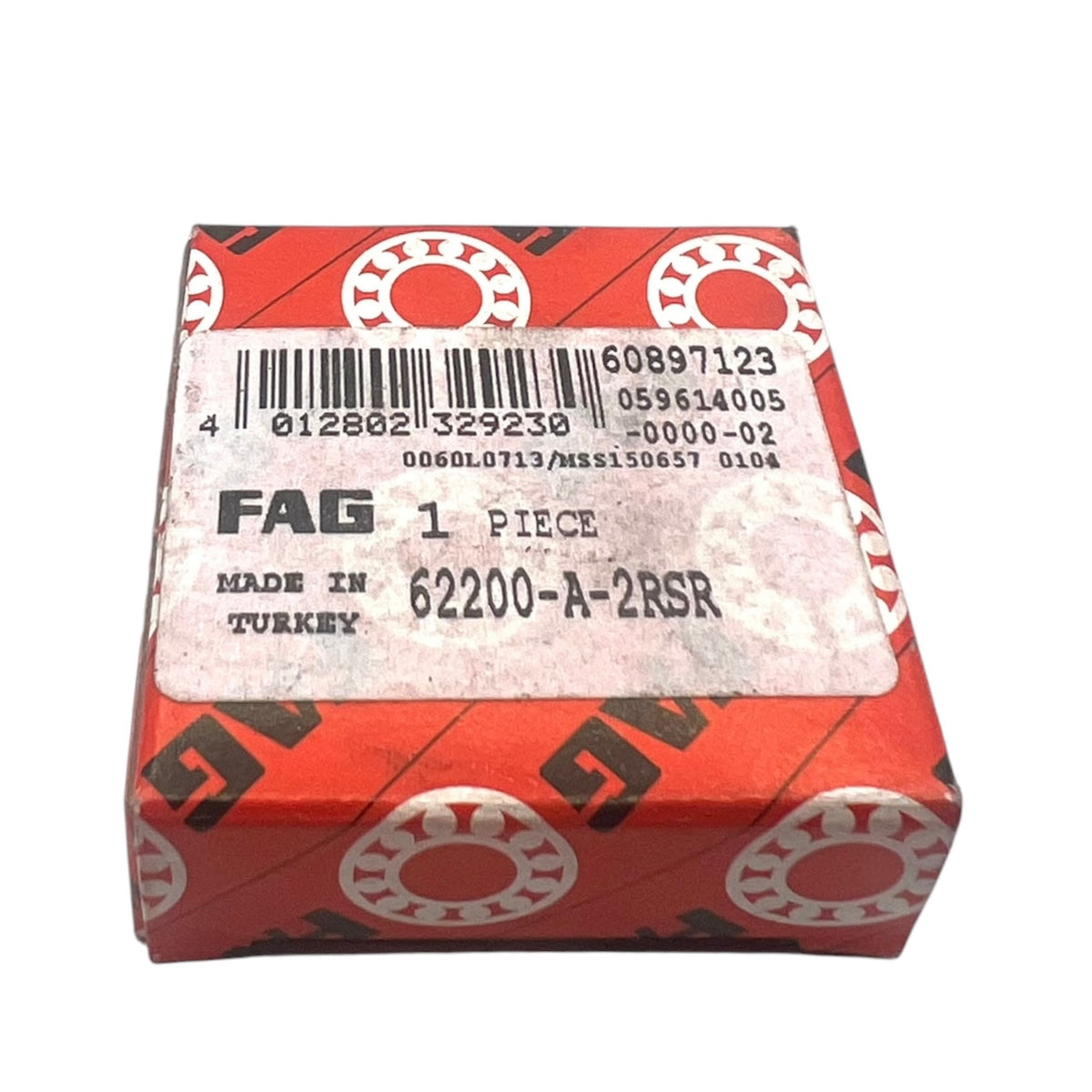 1x FAG 62200-A-2RSR deep groove ball bearing 10x30x14 mm