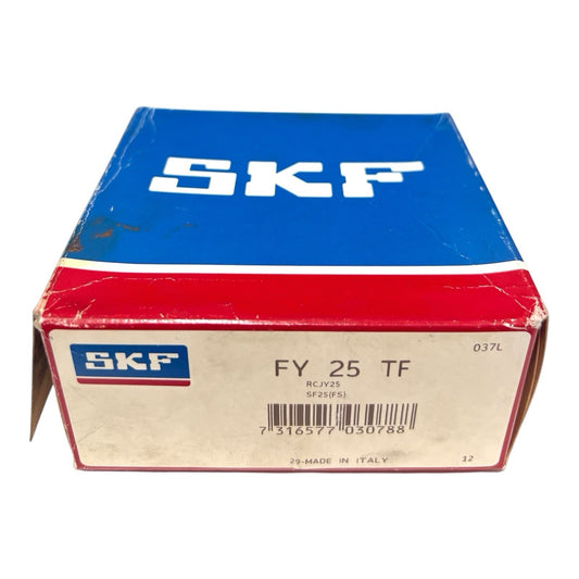 1x SKF FY25 TF Flanschlager 25mm Welle Gehäußelagereinheit UCF205 RCJY-25