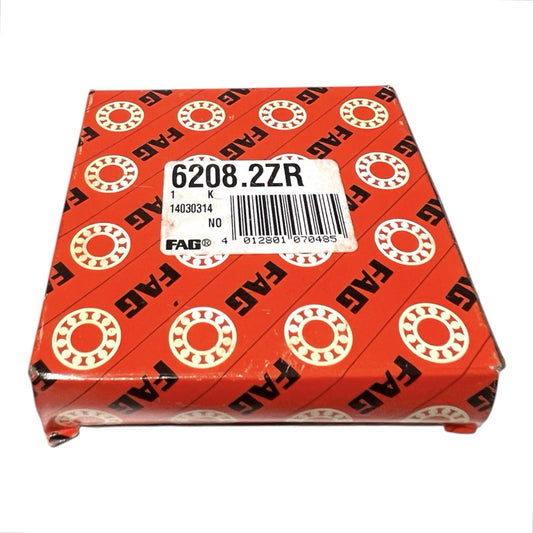 1x FAG 6208-2ZR Rillenkugellager 40x80x18 mm Kugellager