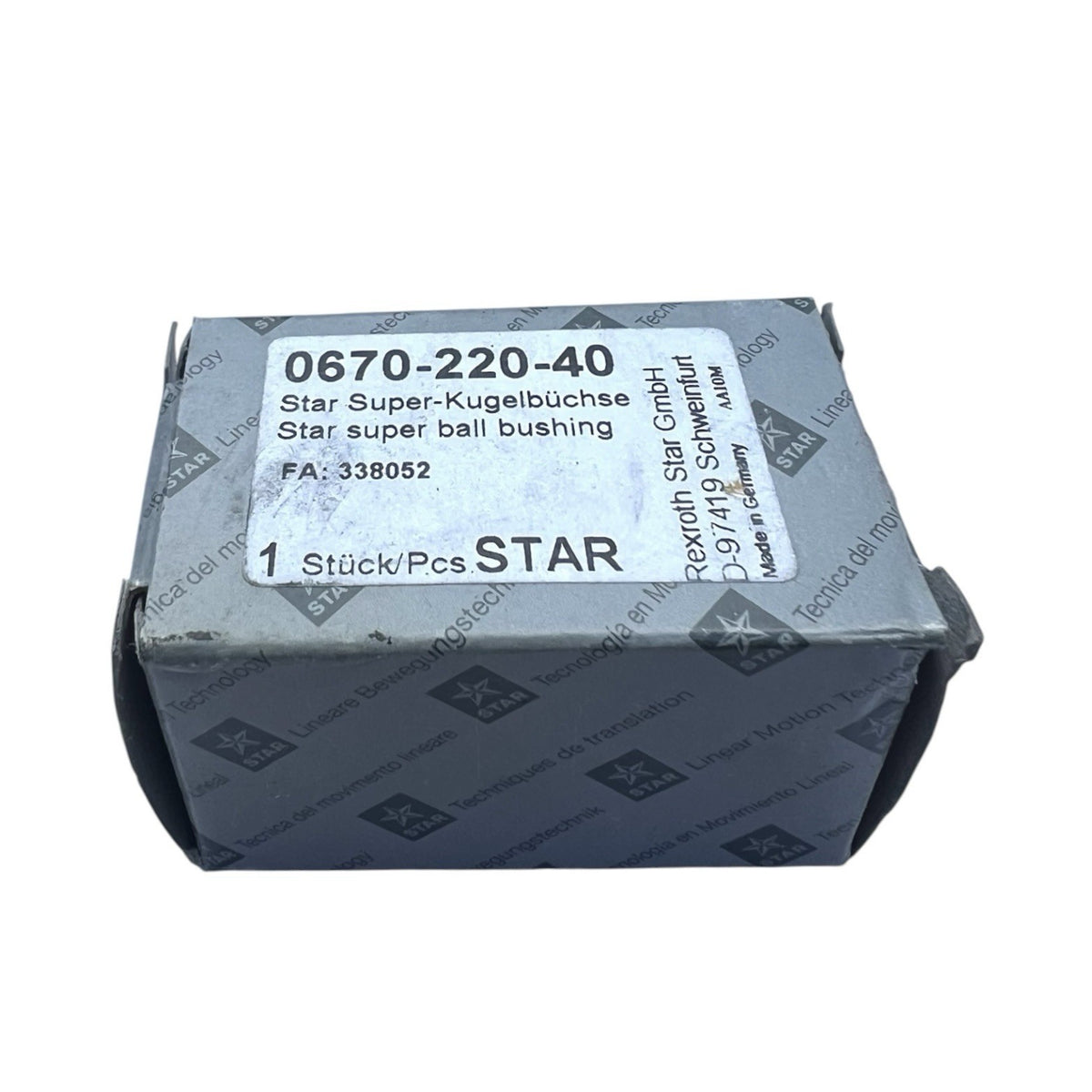 1x STAR 0670-220-40 Super-Kugelbüchse 20x32x45 mm Linearkugellager
