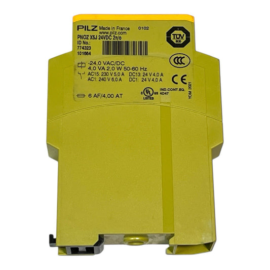 1x Pilz Sicherheitrelais PNOZ X5J 24VDC 2n/o ID No.: 774323