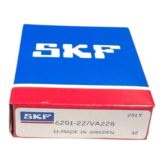 1x SKF 6201-2Z/VA228 Rillenkugellager 12x32x10 mm Hochtemperatur-Kugellager