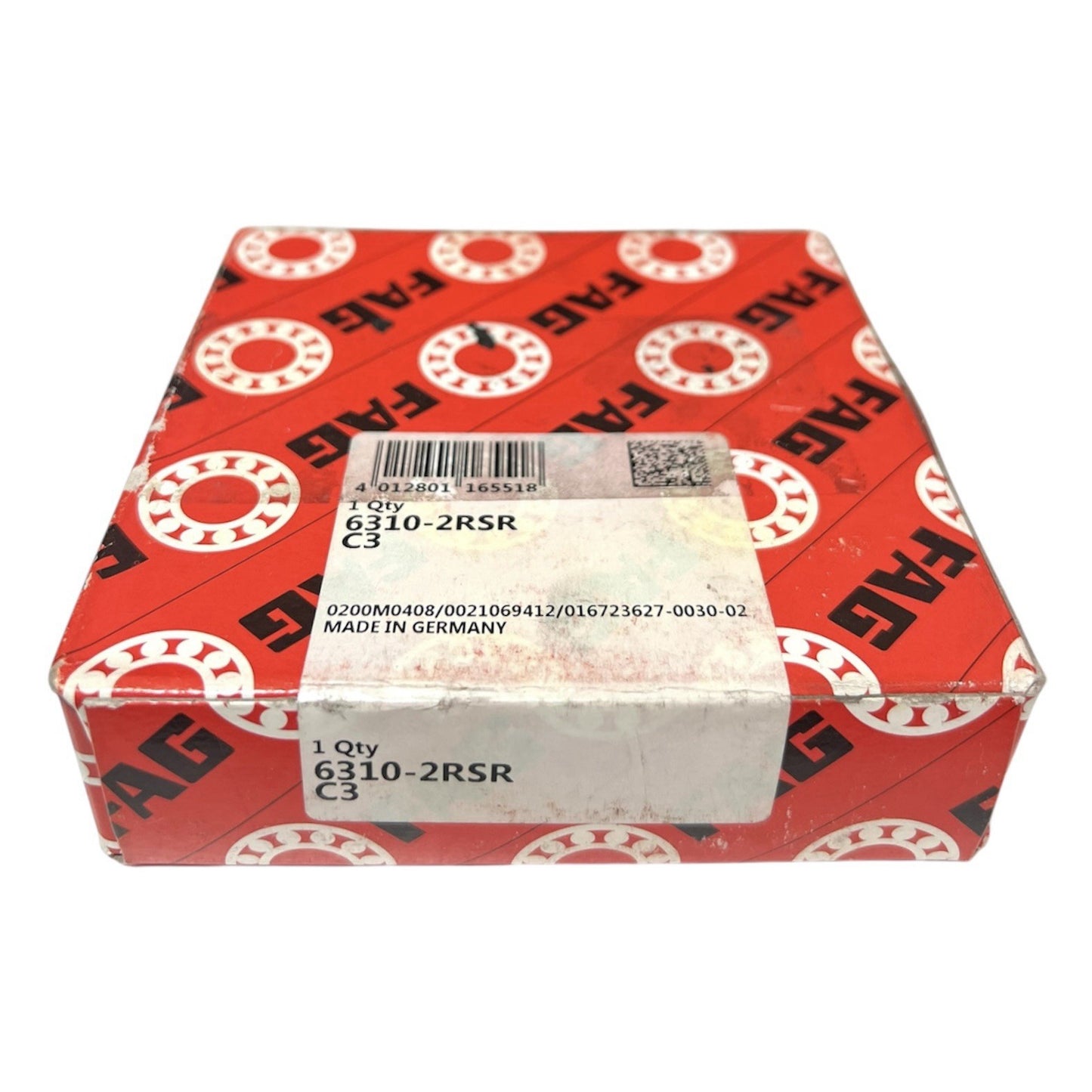 1x FAG 6310-2RSR-C3 Rillenkugellager 50x110x27 mm 6310 2RS1 Kugellager