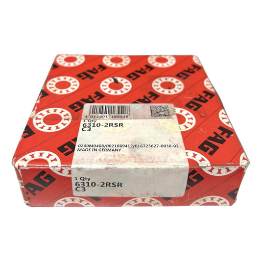 1x FAG 6310-2RSR-C3 Rillenkugellager 50x110x27 mm 6310 2RS1 Kugellager
