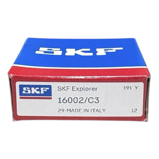 1x SKF 16002/C3 Rillenkugellager 15x32x8 mm offenes Kugellager