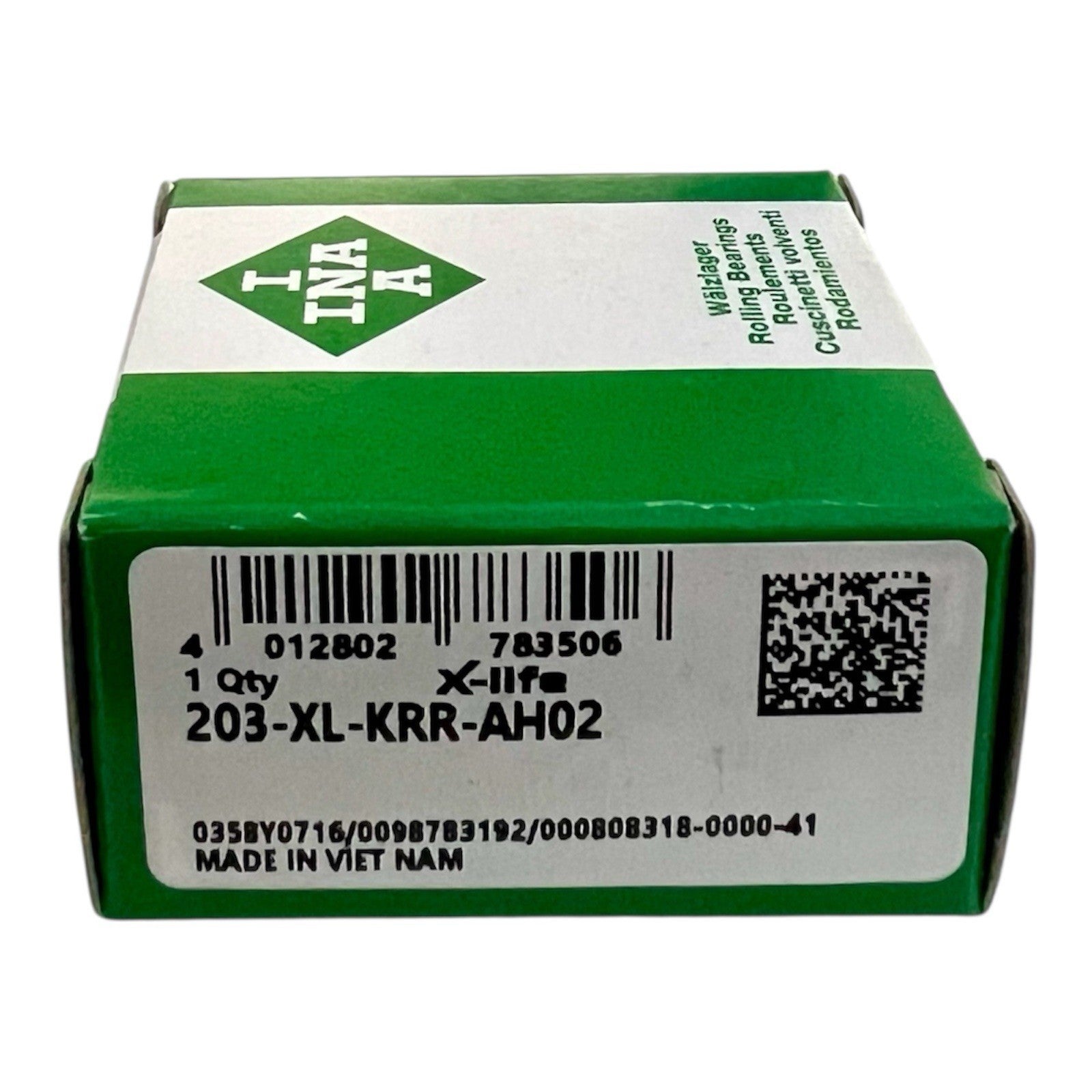 1x INA 203-XL-KRR-AH02 Spannlager 16,2x40x18,3 mm Kugellager