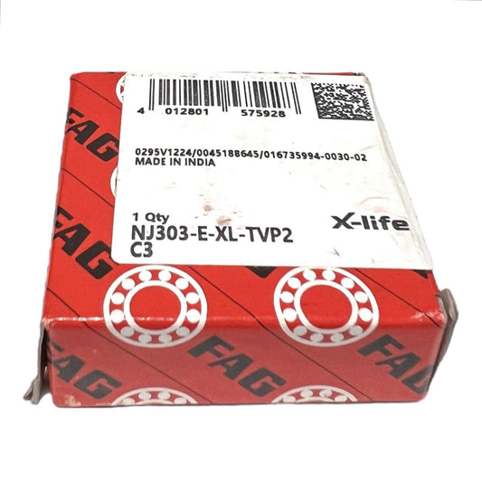 1x FAG NJ303-E-XL-TVP2-C3 Zylinderrollenlager 17x47x14 mm Kugellager