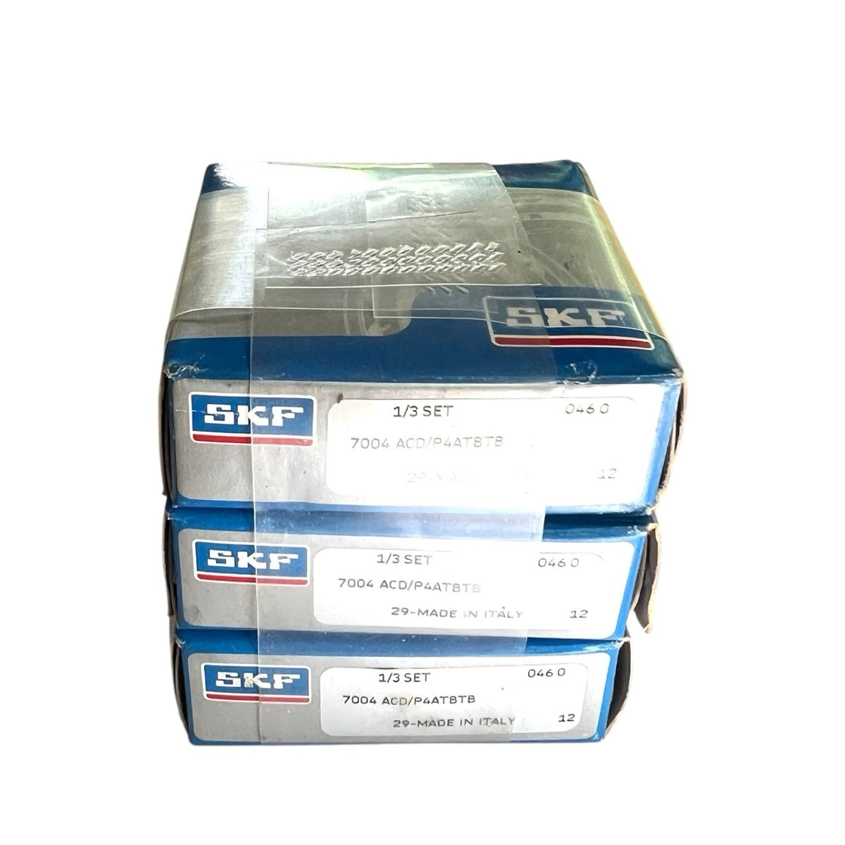 1x Set SKF 7004 ACD/P4ATBTB (3 Stück) Spindellager 20x42x36 mm Kugellager
