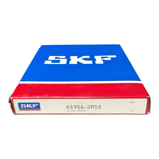 1x SKF 61916-2RS1 Rillenkugellager 80x110x16 mm Kugellager Dünnringlager