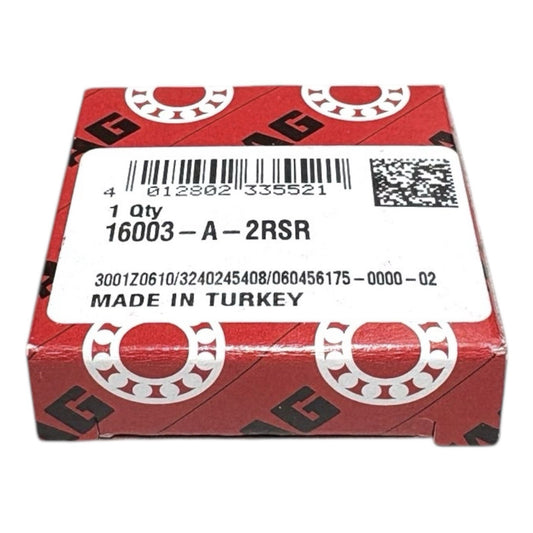 1x FAG 16003-A-2RSR Rillenkugellager 17x35x8 mm Kugellager