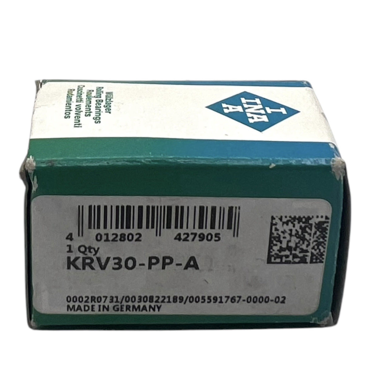 1x INA KRV30-PP-A Kurvenrolle 12x30x40 mm Nadel-Kurvenrolle