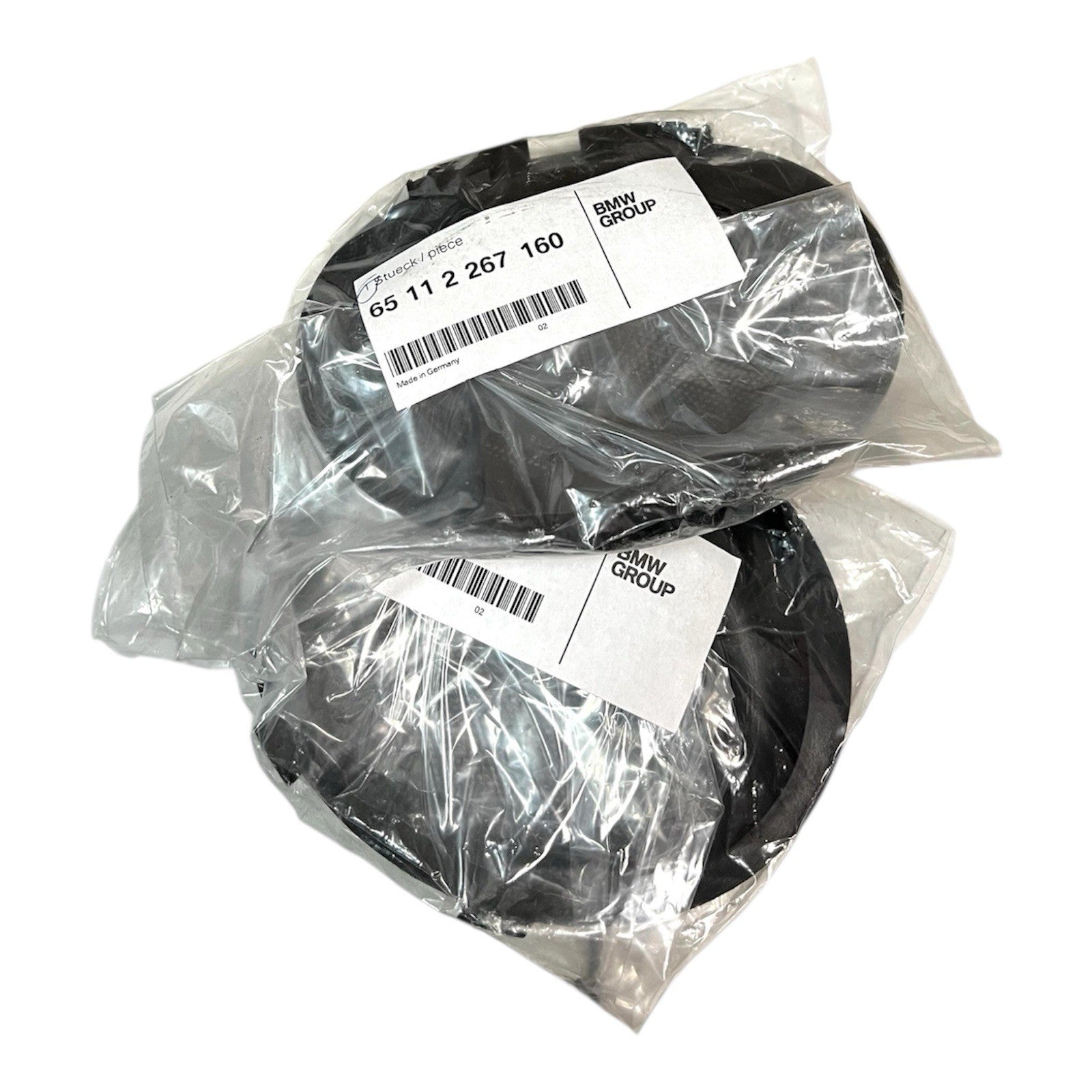 2x Original BMW 65112267160 - Lautsprecherblende SCHWARZ 3er