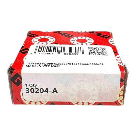 1x FAG 30204-A Kegelrollenlager 20x47x15,25 mm Radlager Kugellager