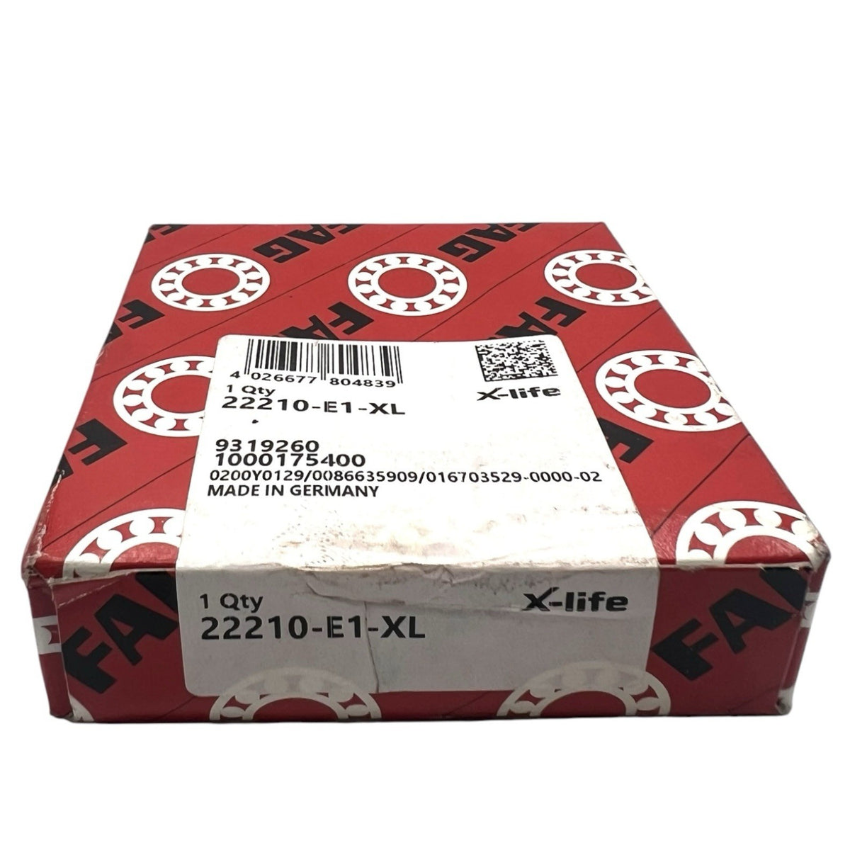 1x FAG 22210-E1-XL Pendelrollenlager 50x90x23 mm Kugellager