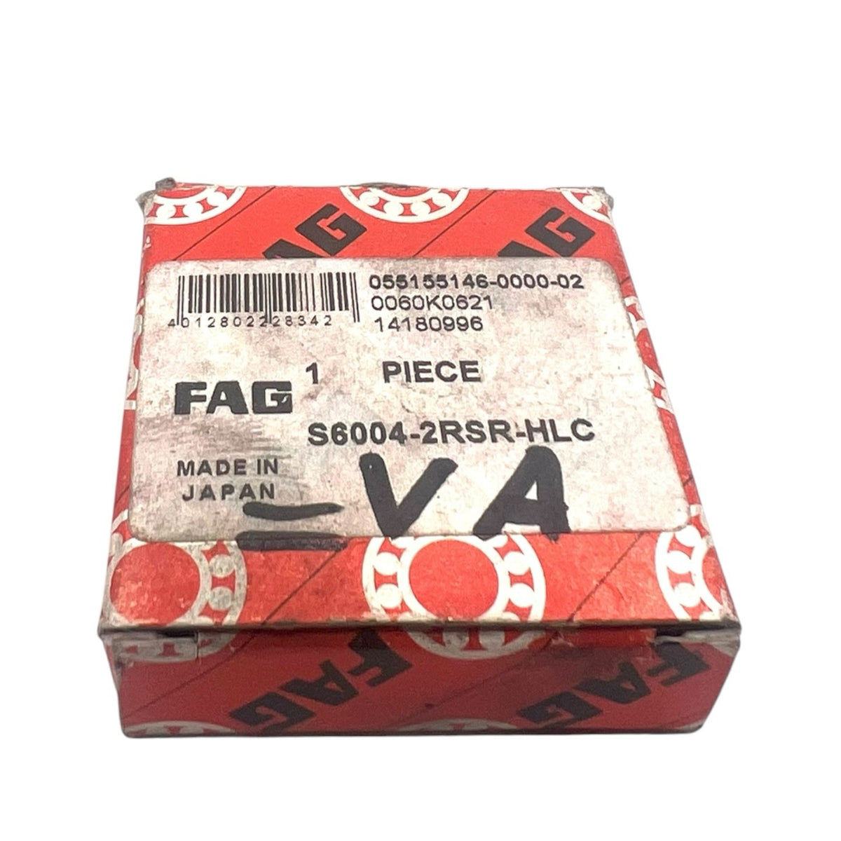 1x FAG S6004-2RSR-HLC Niro Rillenkugellager 20x42x12 mm Kugellager