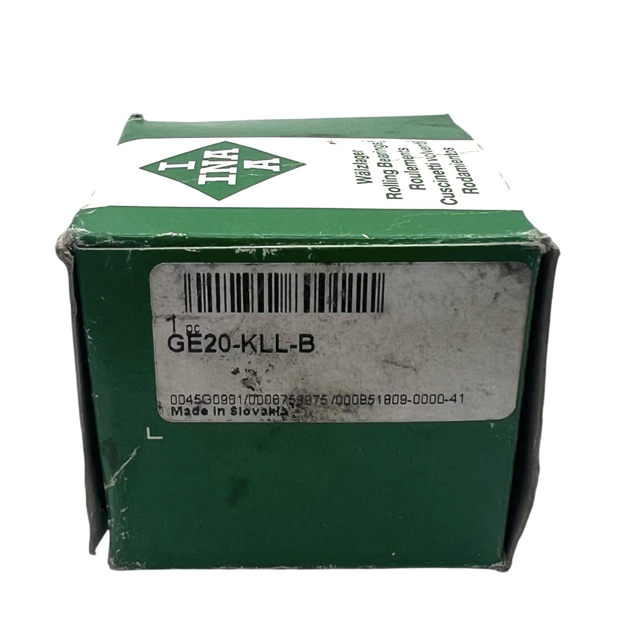 1x INA GE20-XL-KLL-B Spannlager 20x47x43,7 mm GE20 KLL B Kugellager