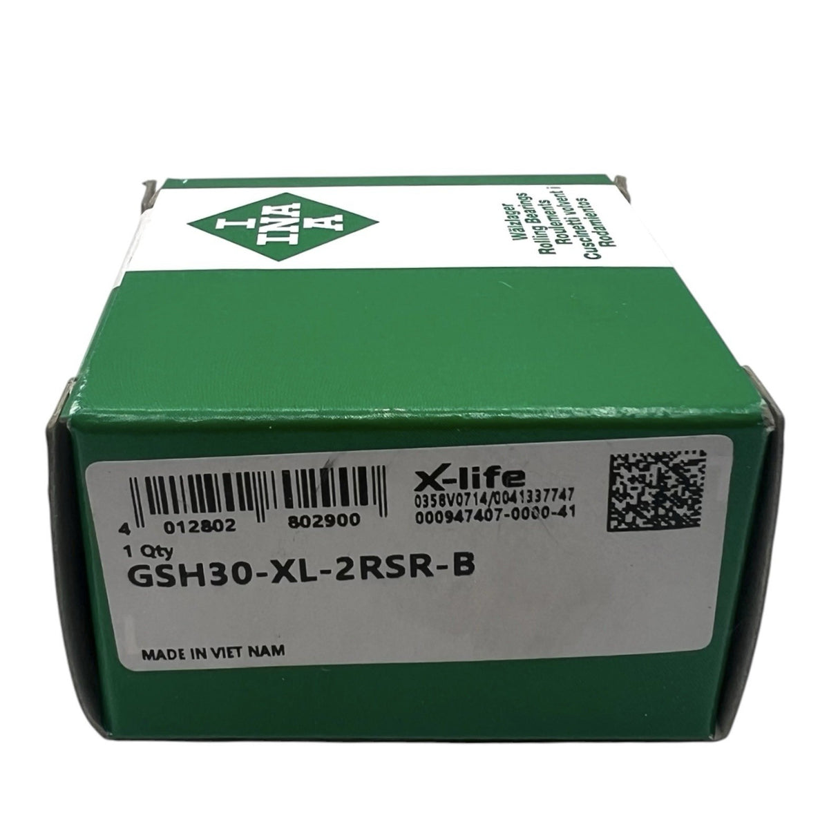1x INA GSH30-XL-2RSR-B Spannlager 30x62x18 mm Kugellager