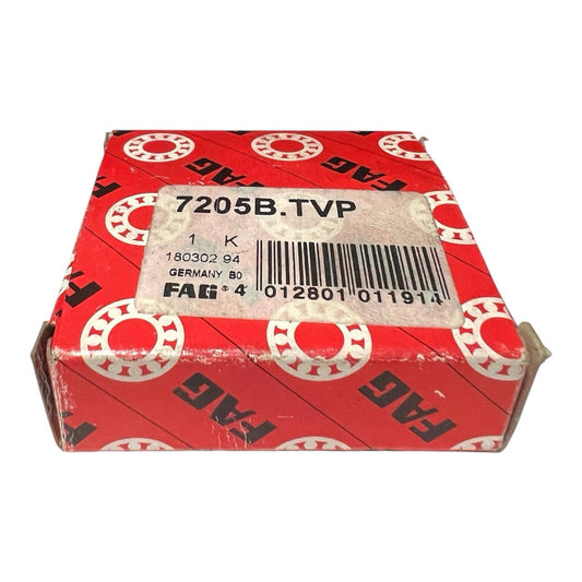 1x FAG 7205-B-TVP Schrägkugellager 25x52x15 mm Kugellager