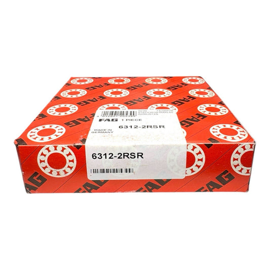 1x FAG 6312-2RSR Rillenkugellager 60x130x31 mm Kugellager