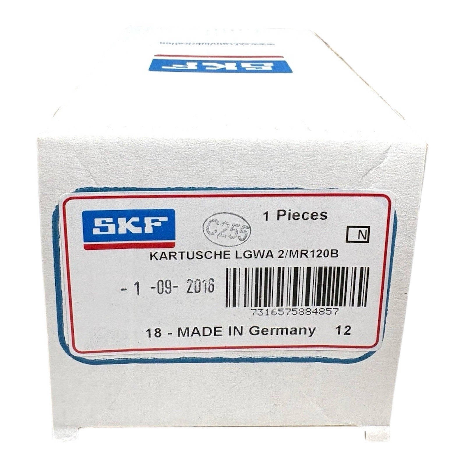 1x SKF LGWA 2/MR120B Patrone und Batterie für Schmiersystem Schmierfett