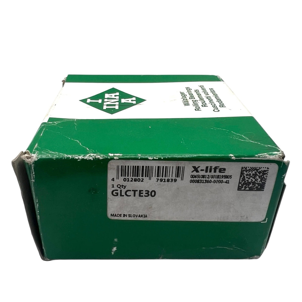 1x INA GLCTE30 Flanschlagergehäuseeinheit 30 mm Welle Kugellager