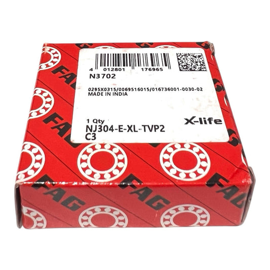 1x FAG NJ304-E-XL-TVP2-C3 Zylinderrollenlager 20x52x15 mm Kugellager