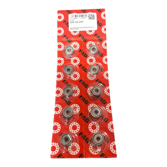 10x FAG 624-2Z Rillenkugellager 4x13x5 mm 624-2Z-CO7 Miniatur Kugellager