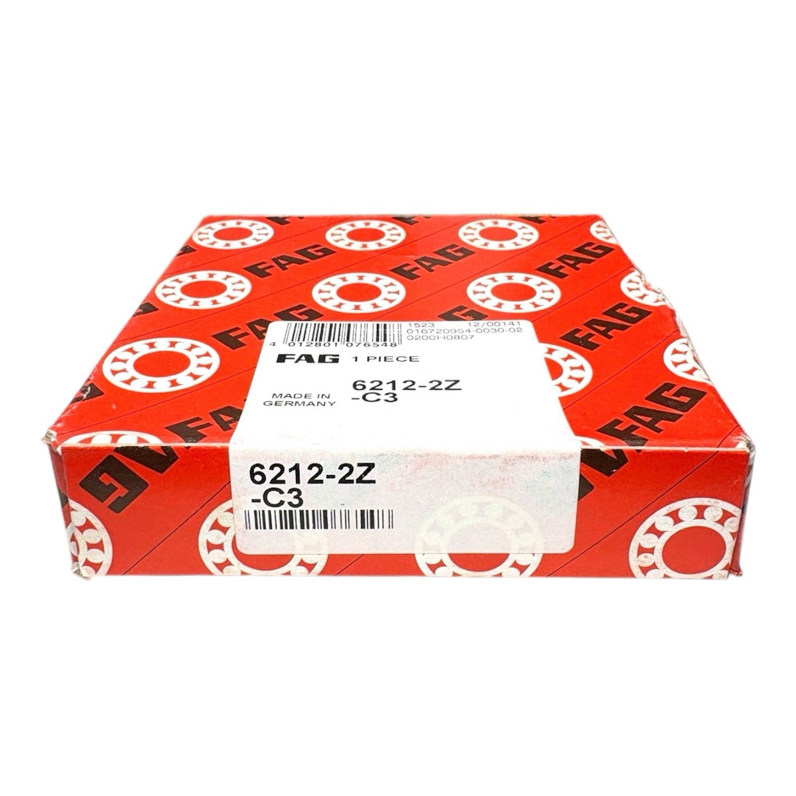 1x FAG 6212-2Z-C3 Rillenkugellager 60x110x22 mm Kugellager