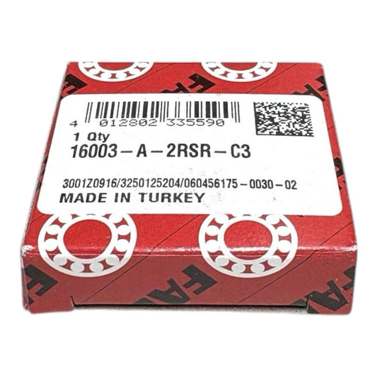 1x FAG 16003-A-2RSR-C3 Rillenkugellager 17x35x8 mm Kugellager