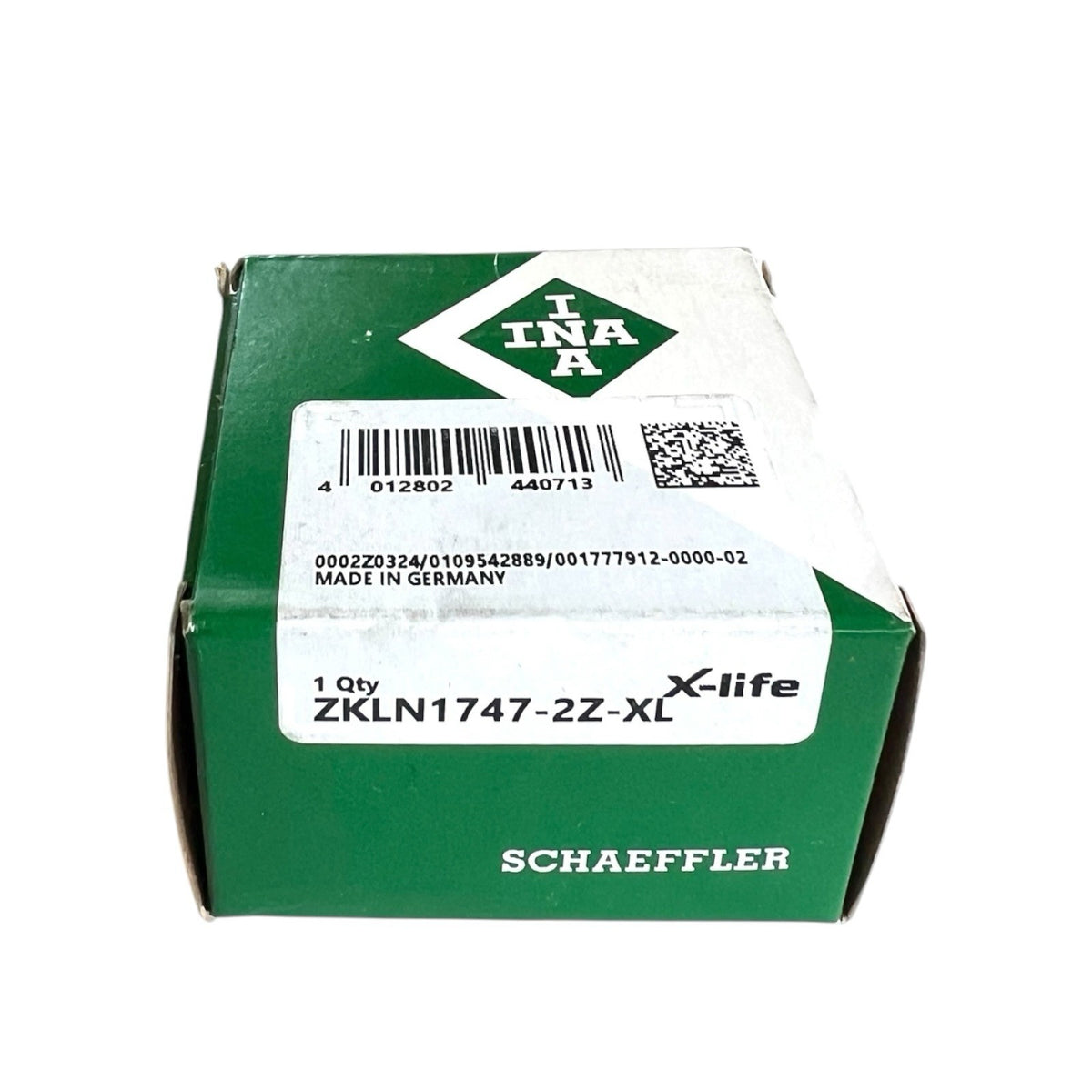 1x INA ZKLN1747-2Z-XL Axial-Schrägkugellager 17x47x25 mm