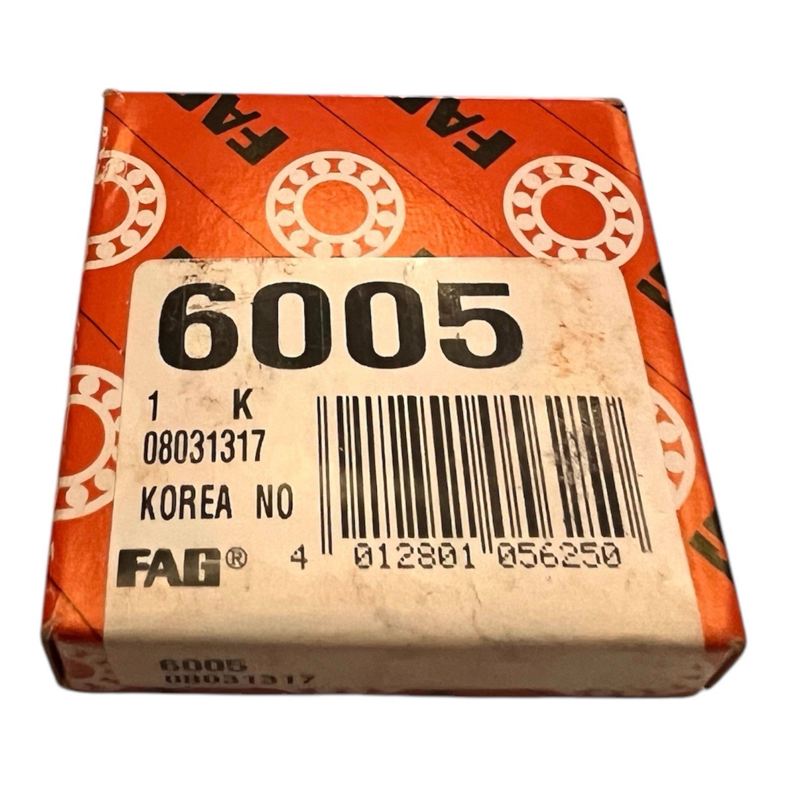 1x FAG 6005 Rillenkugellager 25x47x12 mm offen Kugellager