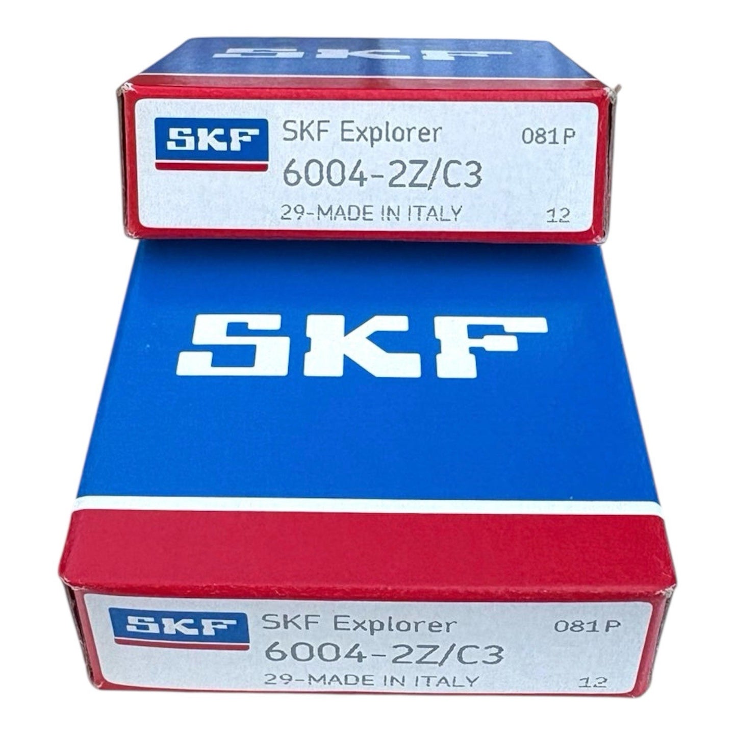 2x SKF Explorer 6004-2Z/C3 Rillenkugellager 20x42x12 mm Kugellager 6004 2Z ZZ C3
