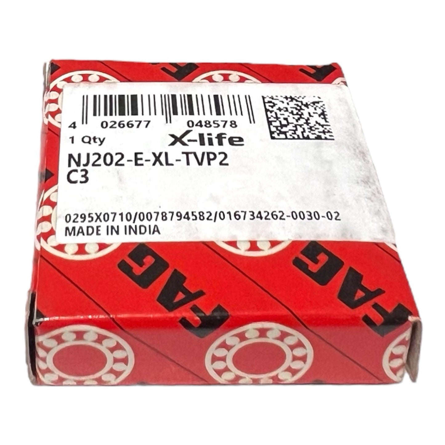 1x FAG NJ202-E-XL-TVP2-C3 Zylinderrollenlager 15x35x11 mm Kugellager