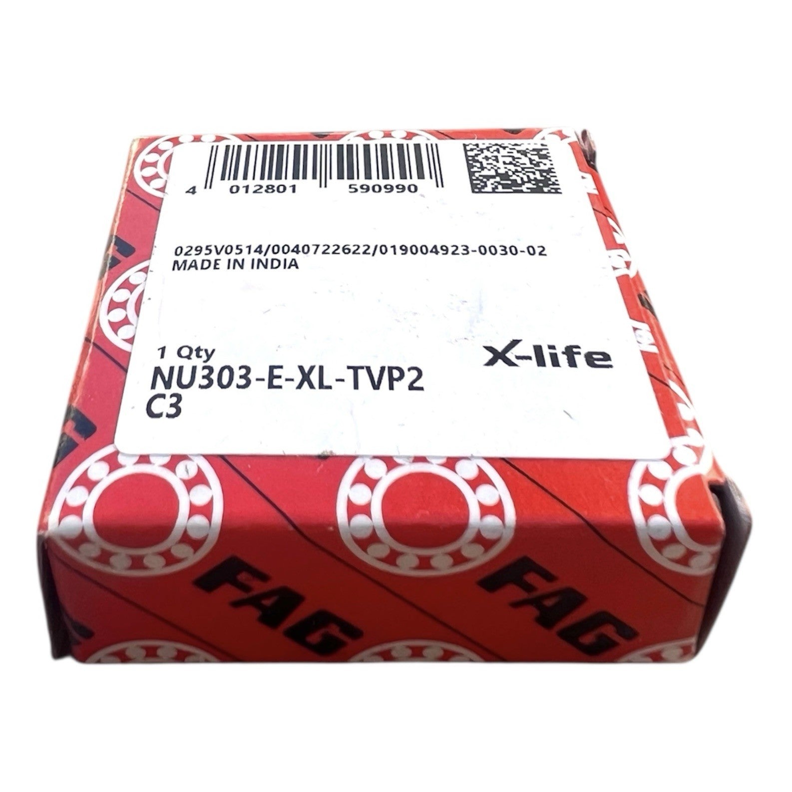 1x FAG NU303-E-TVP2-C3 Zylinderrollenlager 17x47x14 mm Kugellager