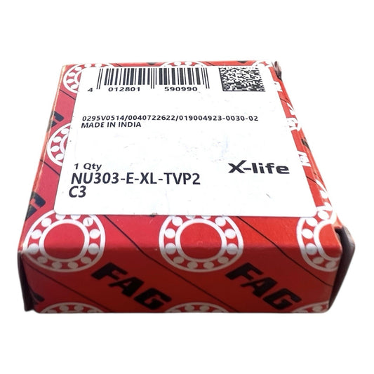 1x FAG NU303-E-TVP2-C3 Zylinderrollenlager 17x47x14 mm Kugellager