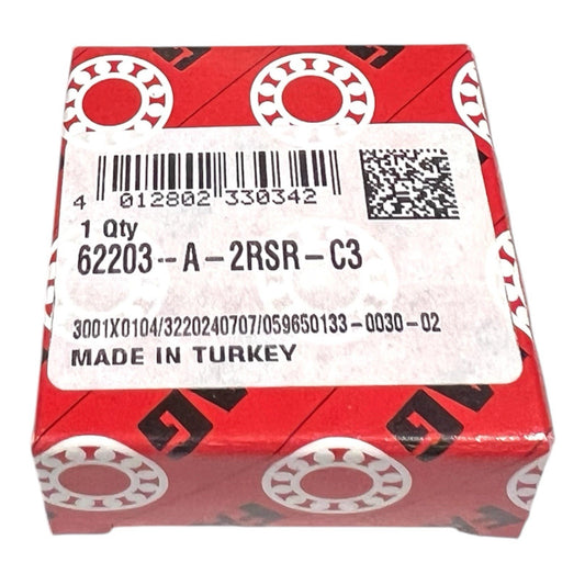 1x FAG 62203-A-2RSR-C3 Rillenkugellager 17x40x16 mm Kugellager