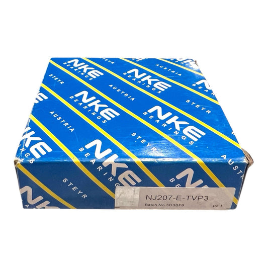 1x NKE NJ207-E-TVP3 Zylinderrollenlager 35x72x17 mm Kugellager