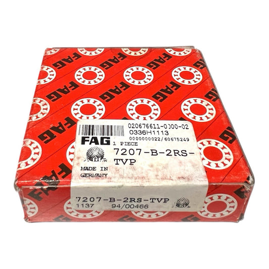 1x FAG 7207-B-2RS-TVP Schrägkugellager 35x72x17 mm X-Life Kugellager