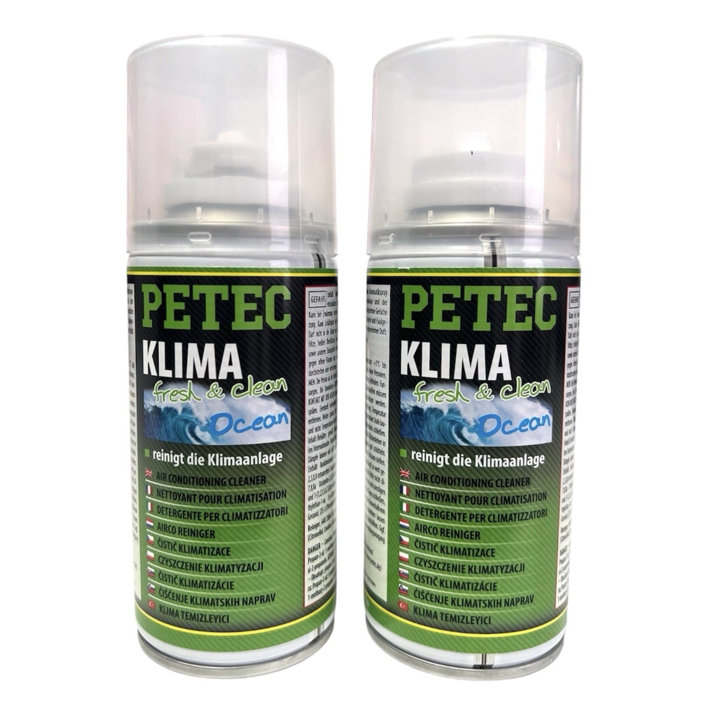 2x 75ml Petec Klimaanlagenreiniger fresh&clean Ocean Geruchsvernichter Klima