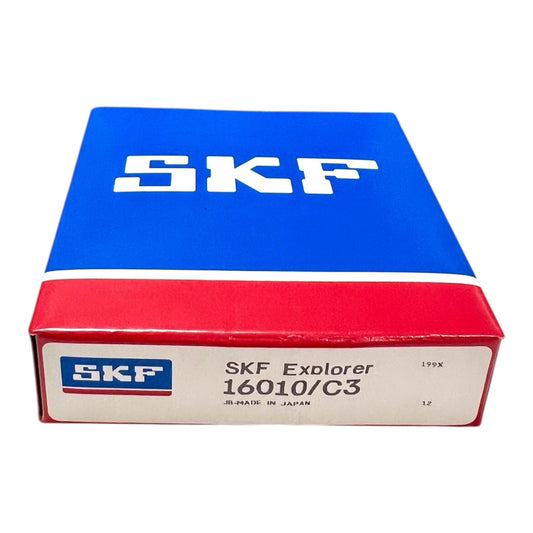 1x SKF 16010/C3 Rillenkugellager 50x80x10 mm offen Kugellager
