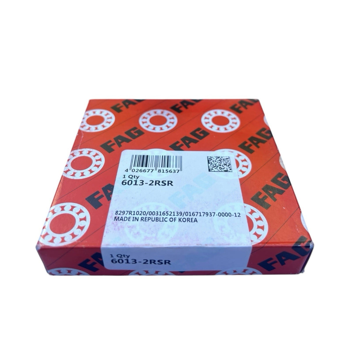 1x FAG 6013-2RS1 Rillenkugellager 65x100x18 mm Kugellager